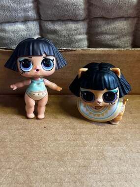 L.O.L. Surprise! Eye Spy Series Pharaoh Babe Doll and Ancient Meow Pet Set